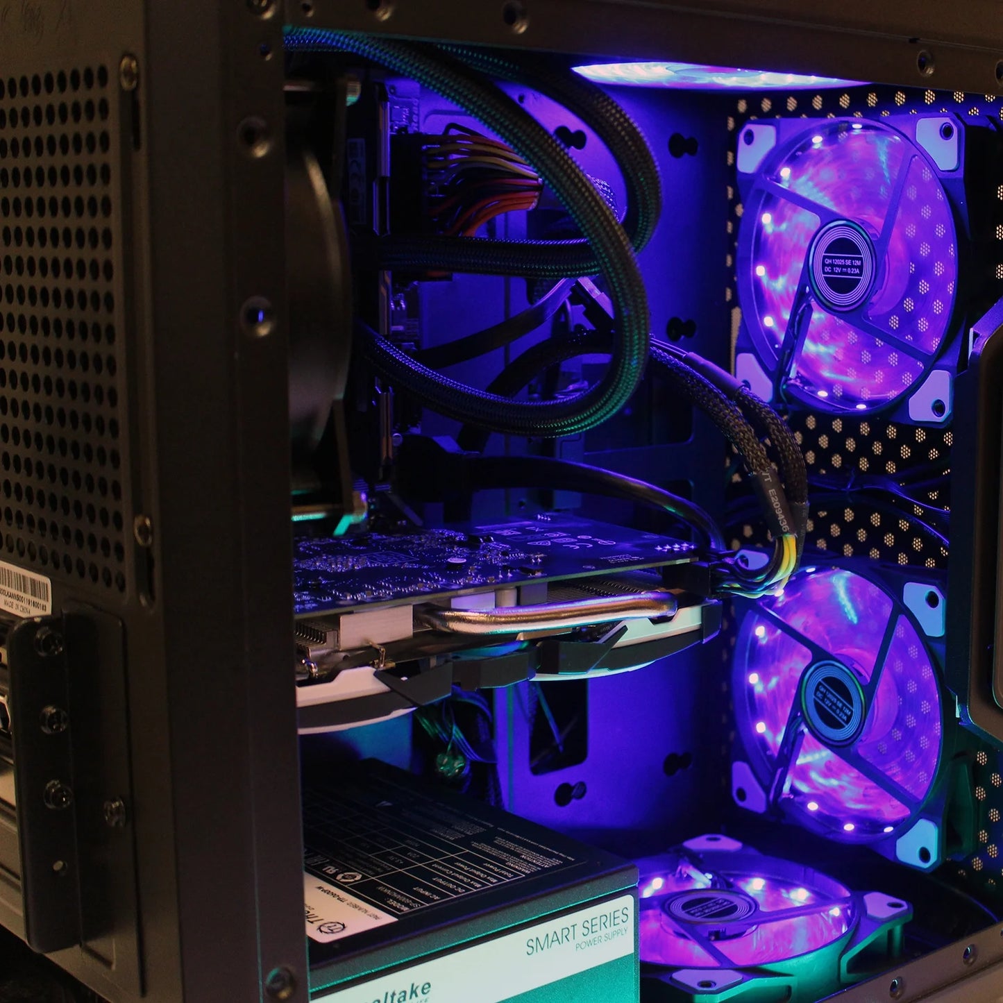 Custom Ryzen Gaming PC AMD Ryzen 5 3400G 3.7Ghz Quad-Core 16GB Crucial Ballistix DDR4 AMD Radeon RX 570 8GB GDDR5 HDMI VR Ready 500GB M.2 SSD 1TB HD 1200 Mbps 802.11Ac Wifi LG DVDRW Windows 10 Pro
