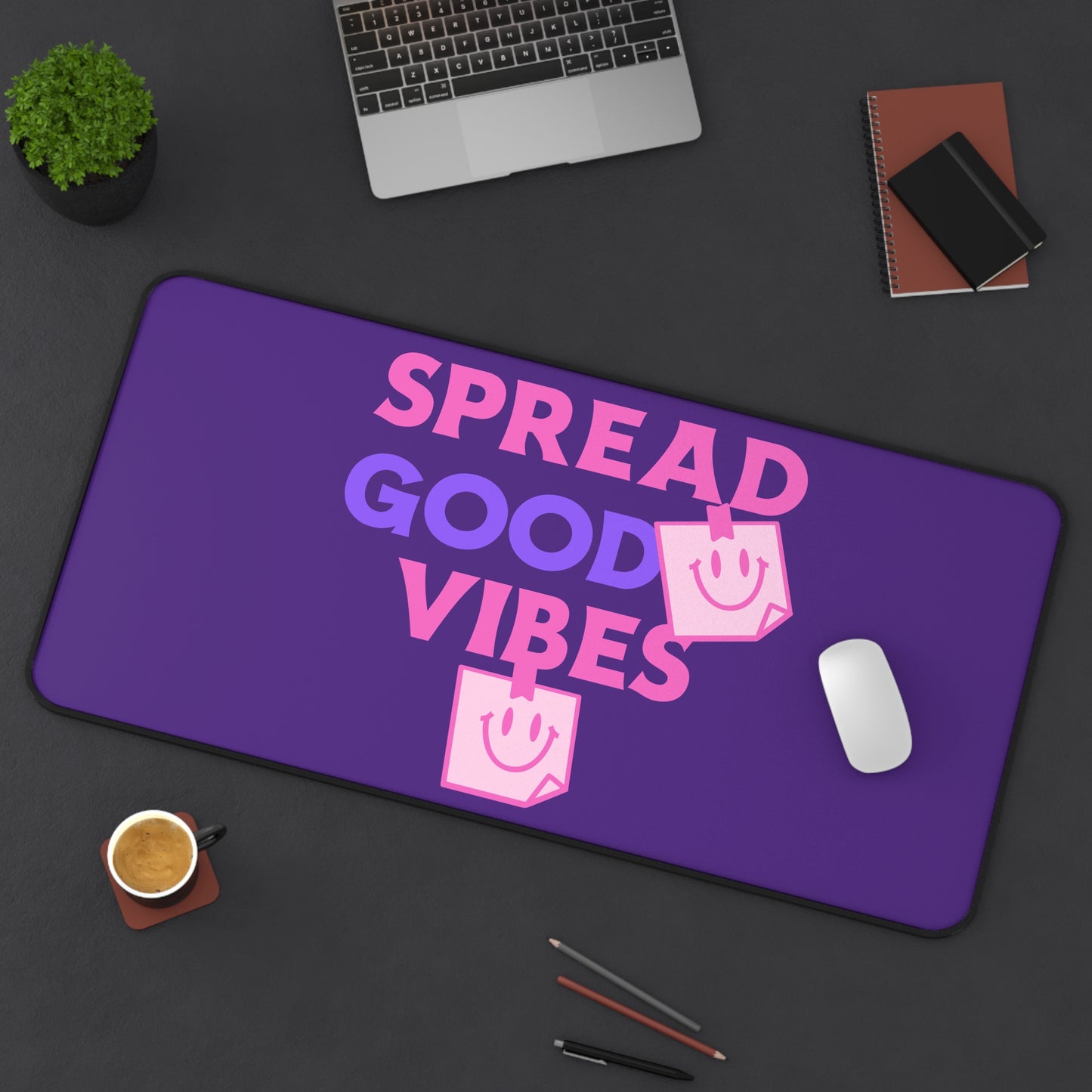 Spread Good Vibes Desk Mat