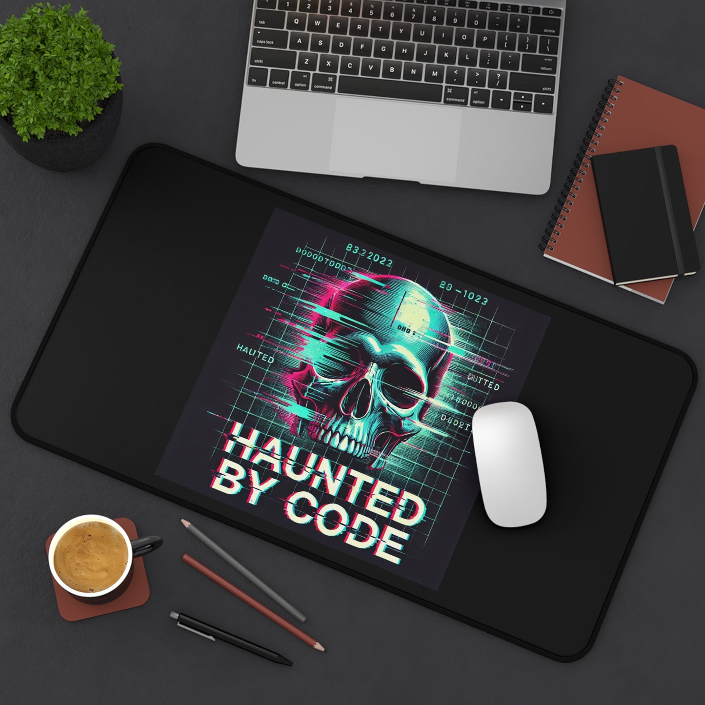 Haunted by Code Desk Mat