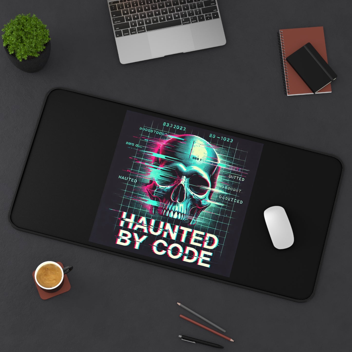 Haunted by Code Desk Mat