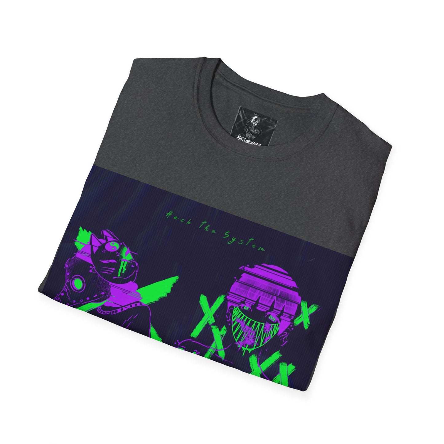 Graphical Dark T-shirt (Glitch Gang)