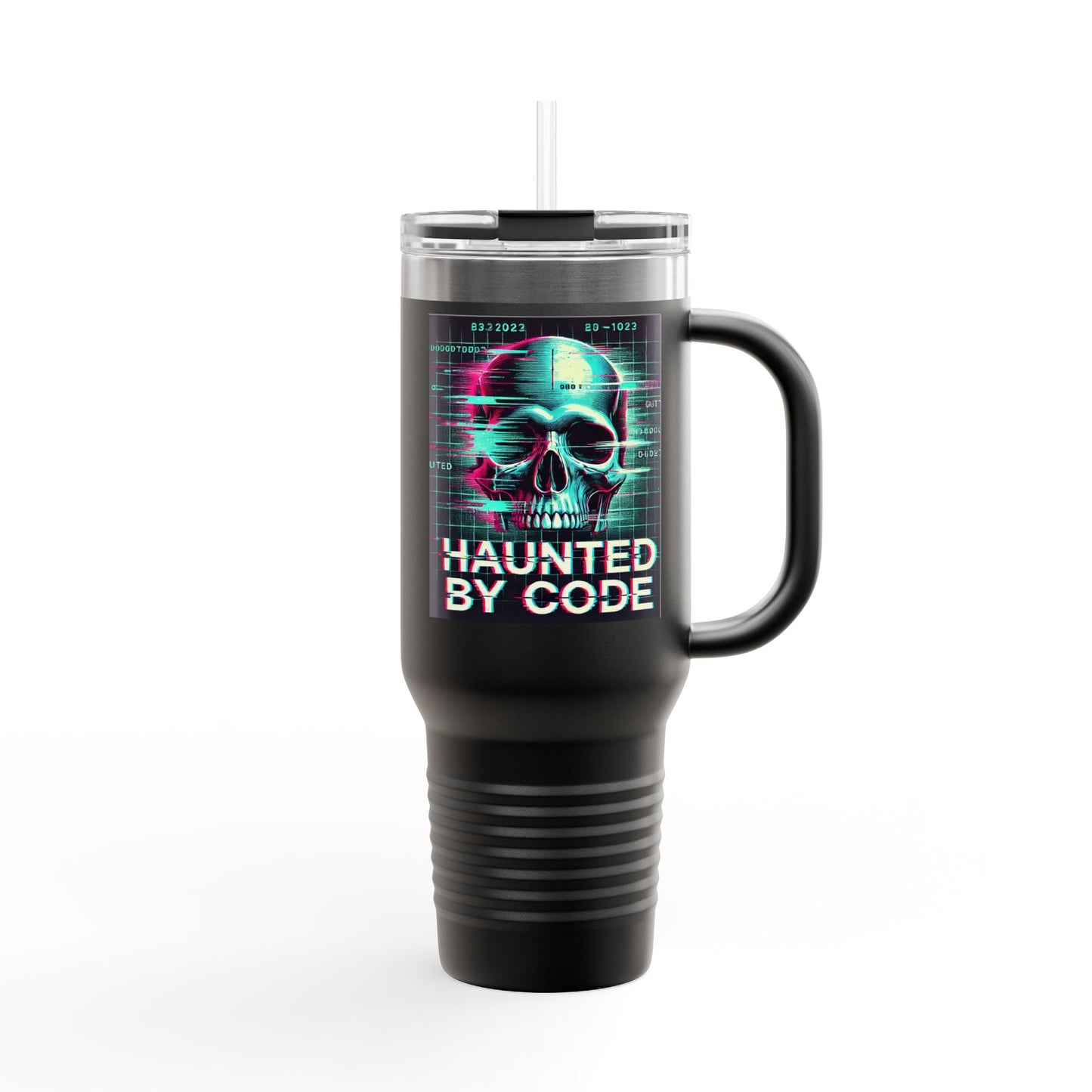 Insulated Travel Mug - Haunted by Code 40oz