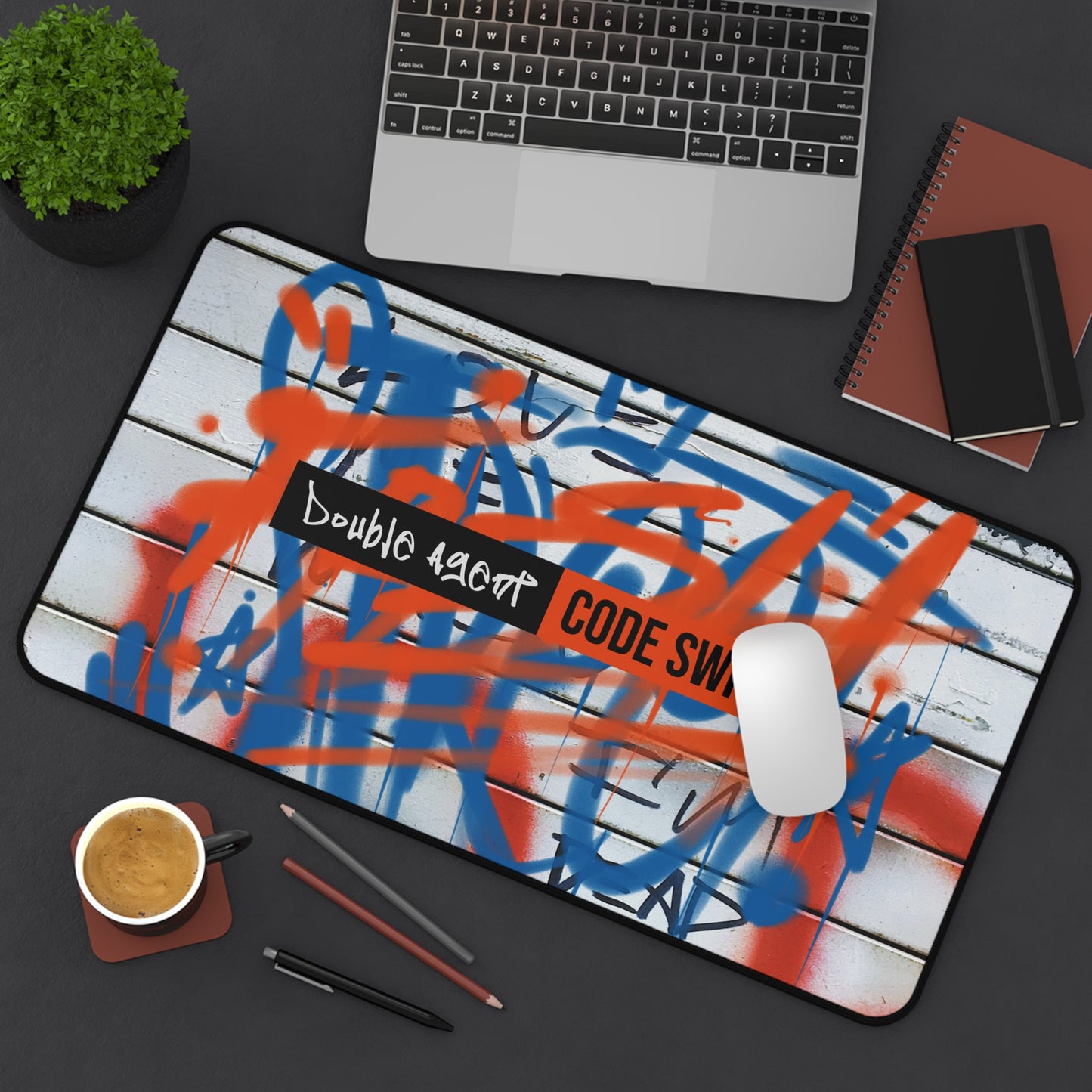 Urban Graffiti Desk Mat