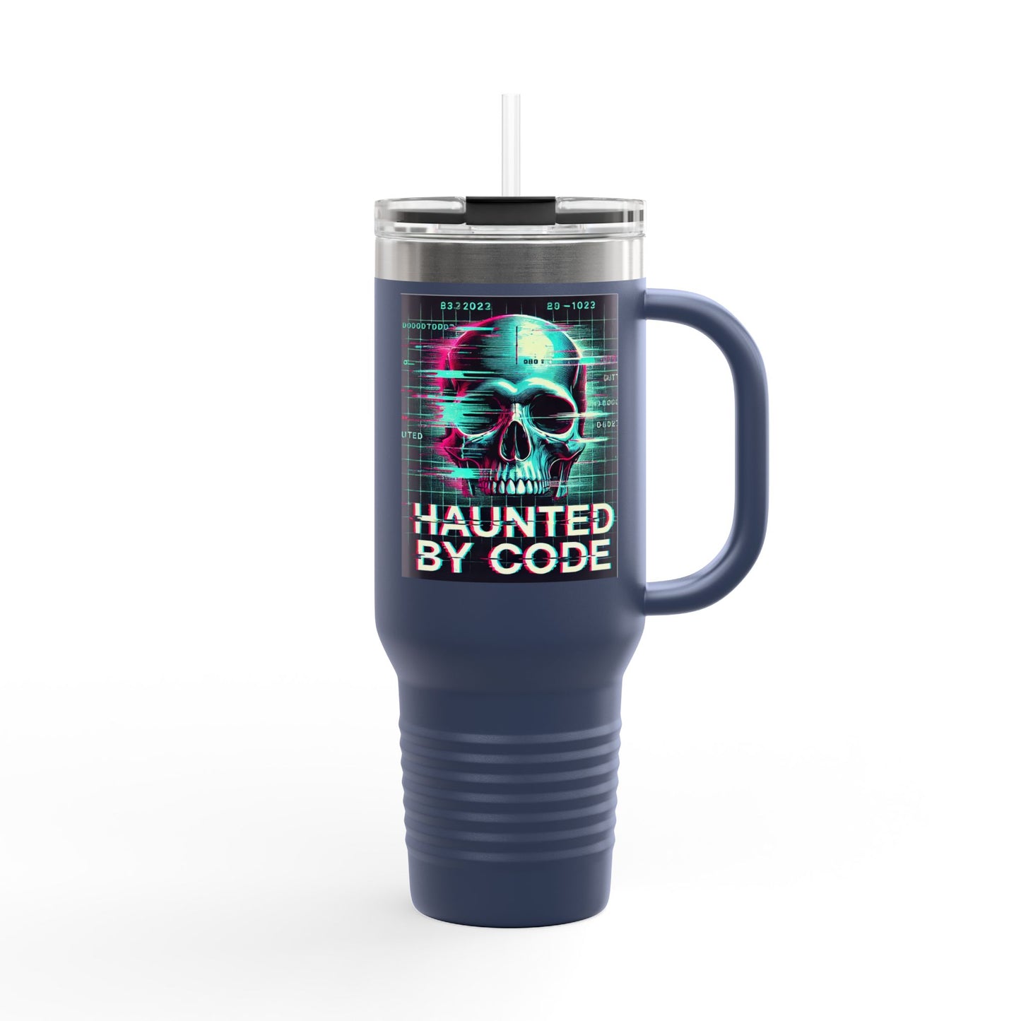 Insulated Travel Mug - Haunted by Code 40oz
