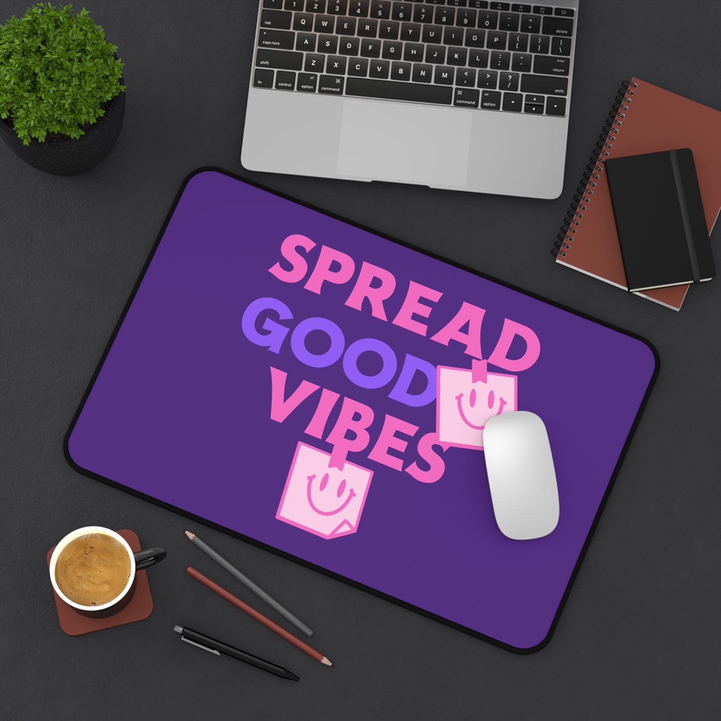 Spread Good Vibes Desk Mat