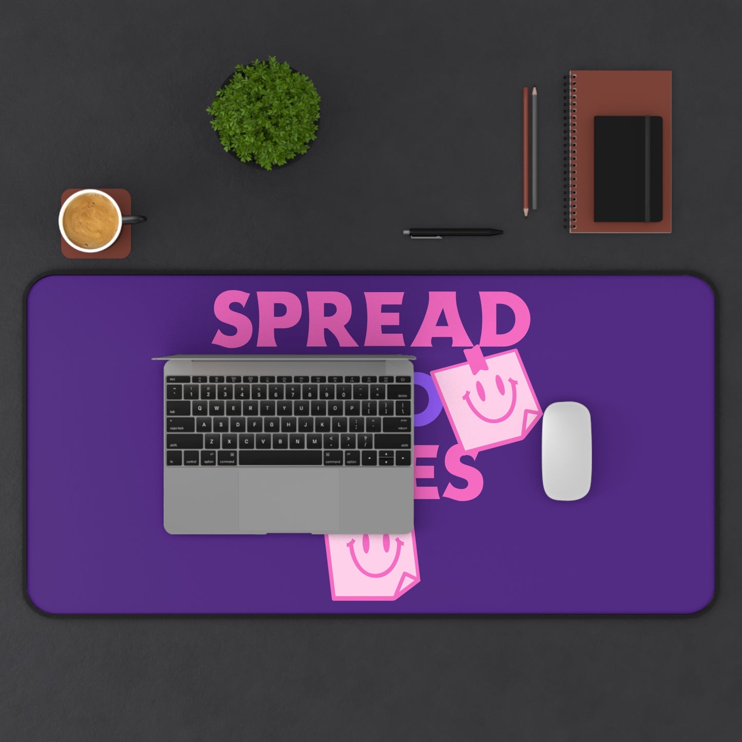 Spread Good Vibes Desk Mat