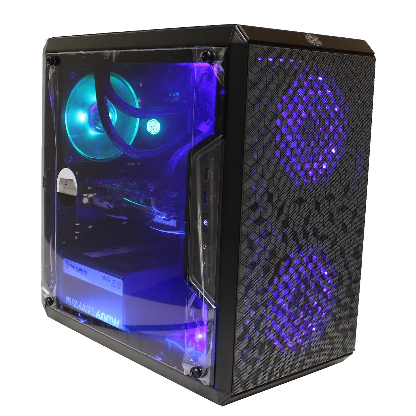 Custom Ryzen Gaming PC AMD Ryzen 5 3400G 3.7Ghz Quad-Core 16GB Crucial Ballistix DDR4 AMD Radeon RX 570 8GB GDDR5 HDMI VR Ready 500GB M.2 SSD 1TB HD 1200 Mbps 802.11Ac Wifi LG DVDRW Windows 10 Pro
