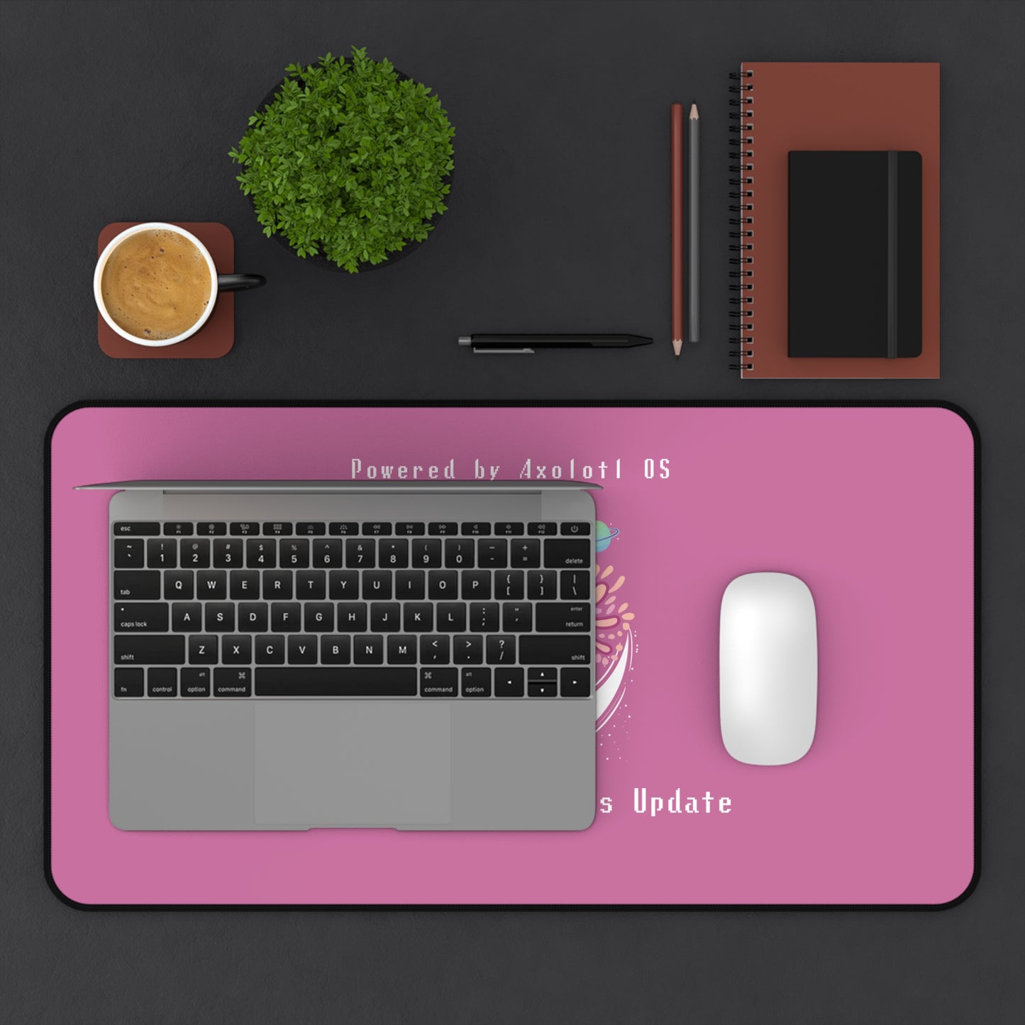 Desk Mat - Axolotl Cuteness OS Update