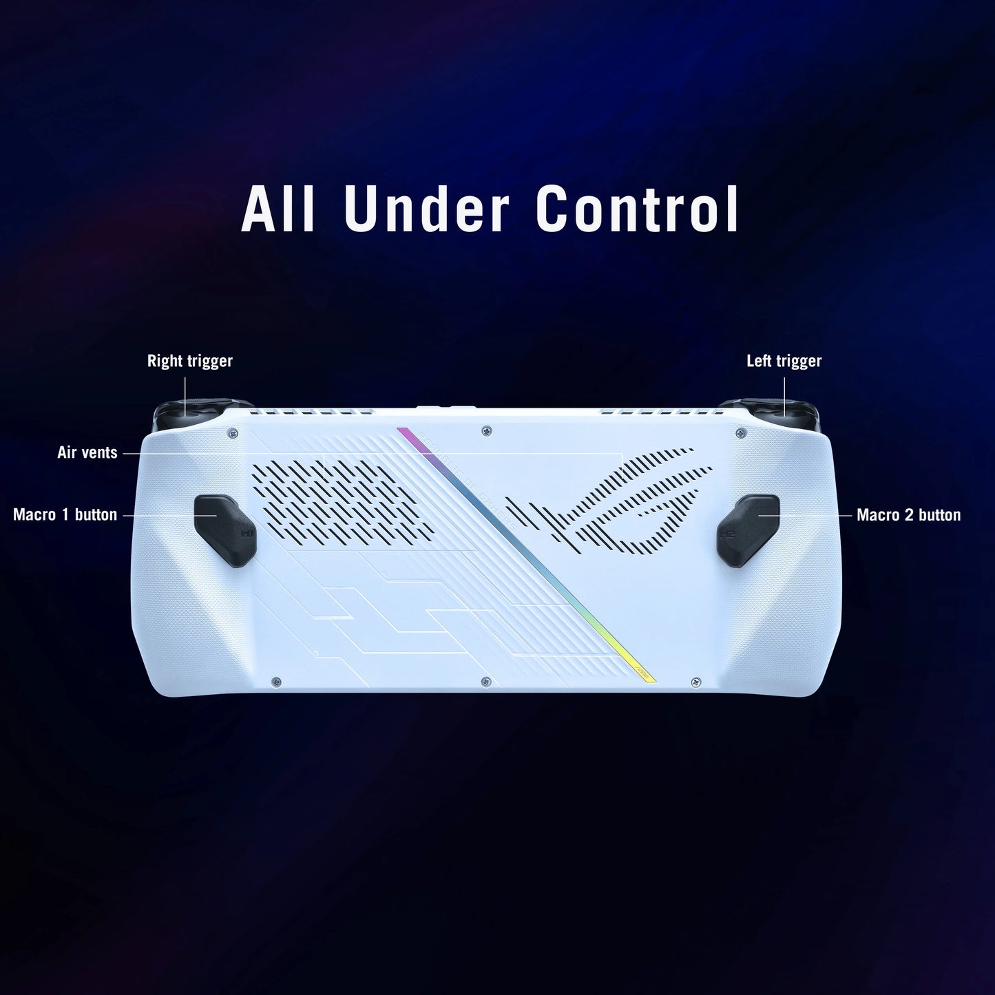 ROG Ally 7" 120Hz FHD 1080P Gaming Handheld Touchscreen AMD Ryzen Z1 Extreme 16GB RAM 512GB White