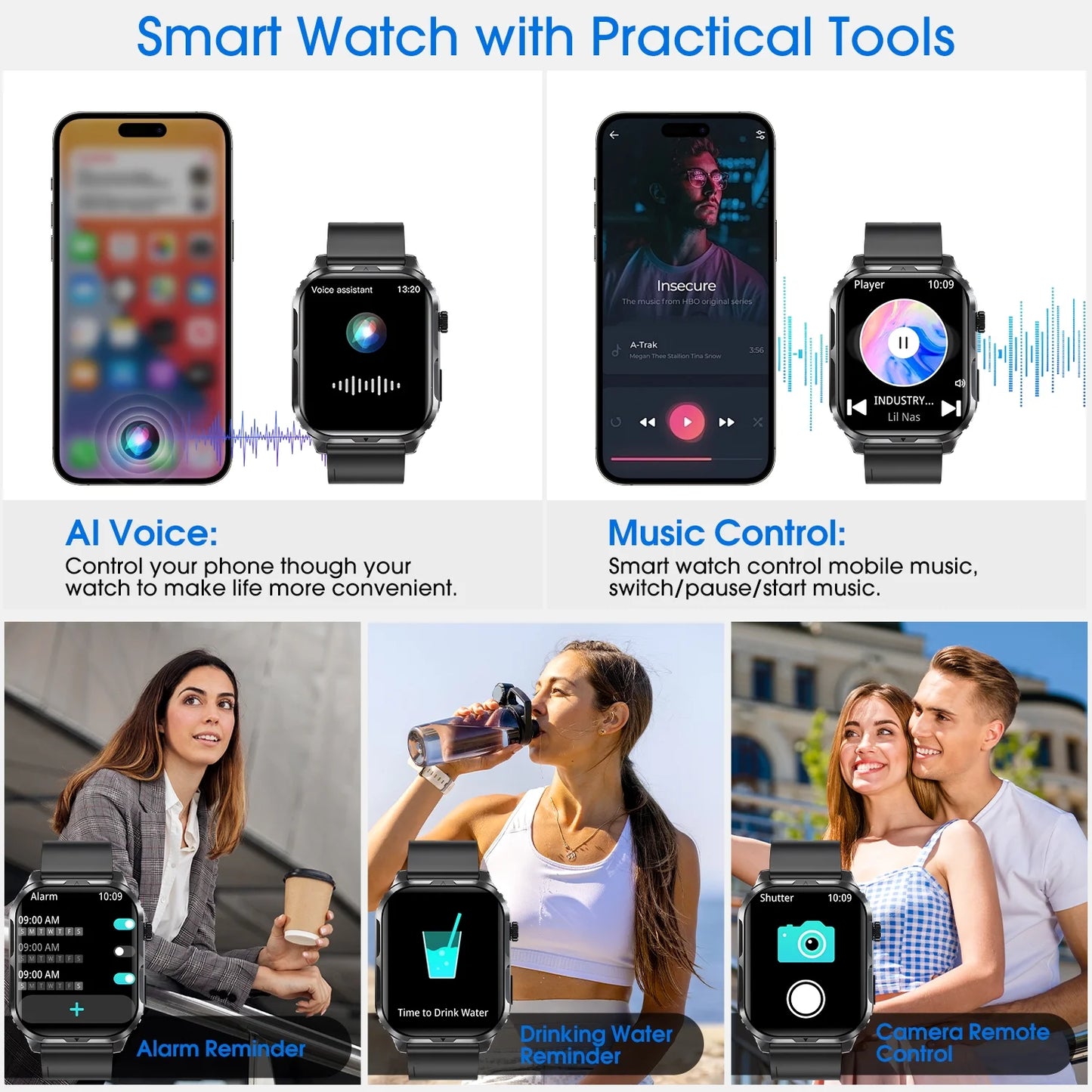 Vortex FitBand Smart Watch