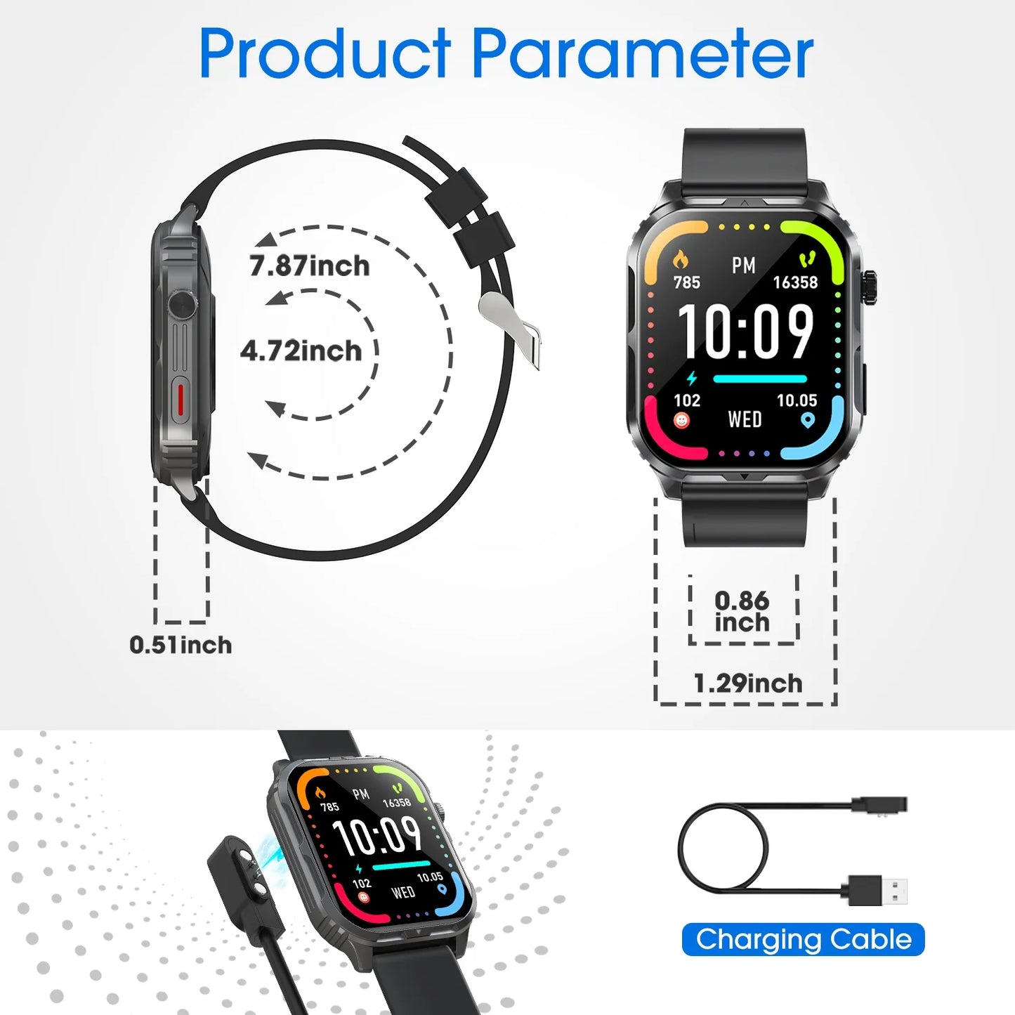 Vortex FitBand Smart Watch