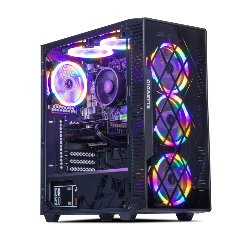 Customizable Gaming Desktop Computer with Ryzen 5 4500, RTX 3060, 500GB NVMe, and Windows 10 Pro