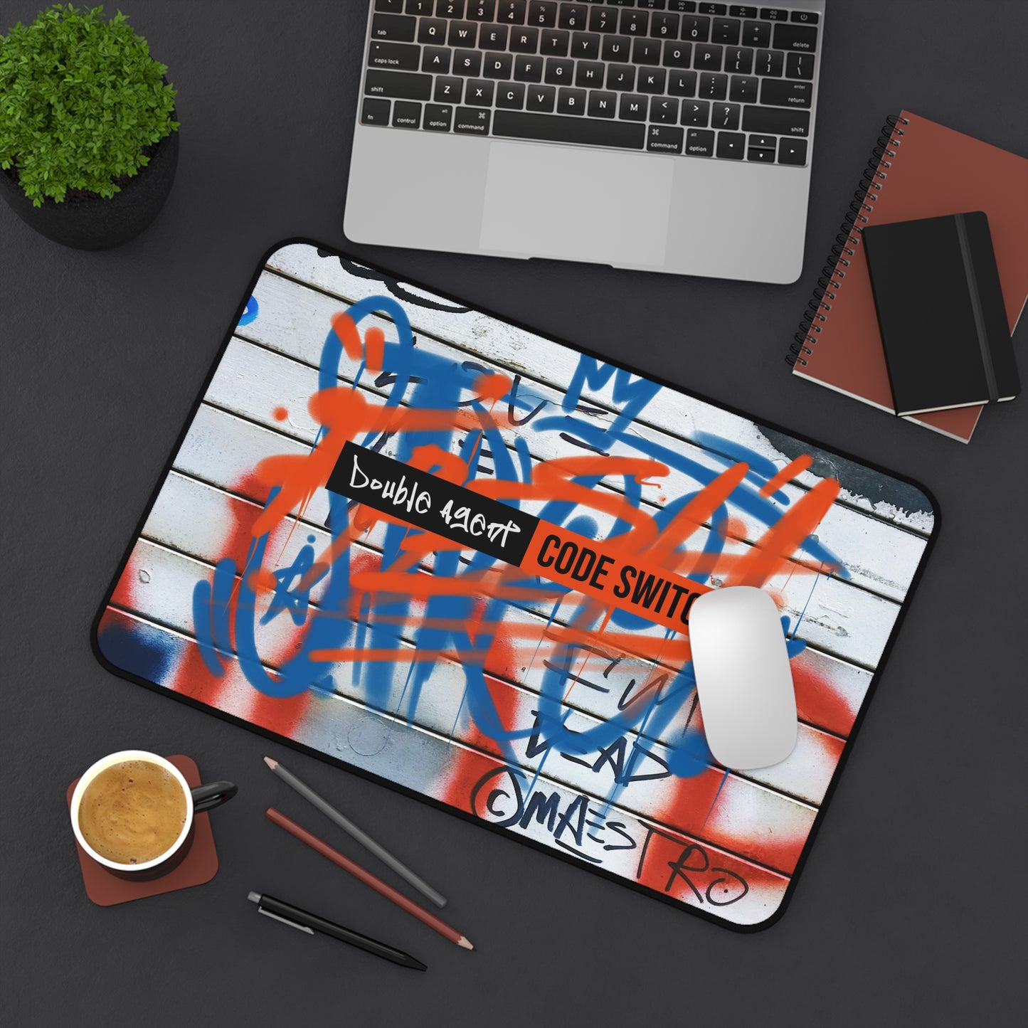 Urban Graffiti Desk Mat