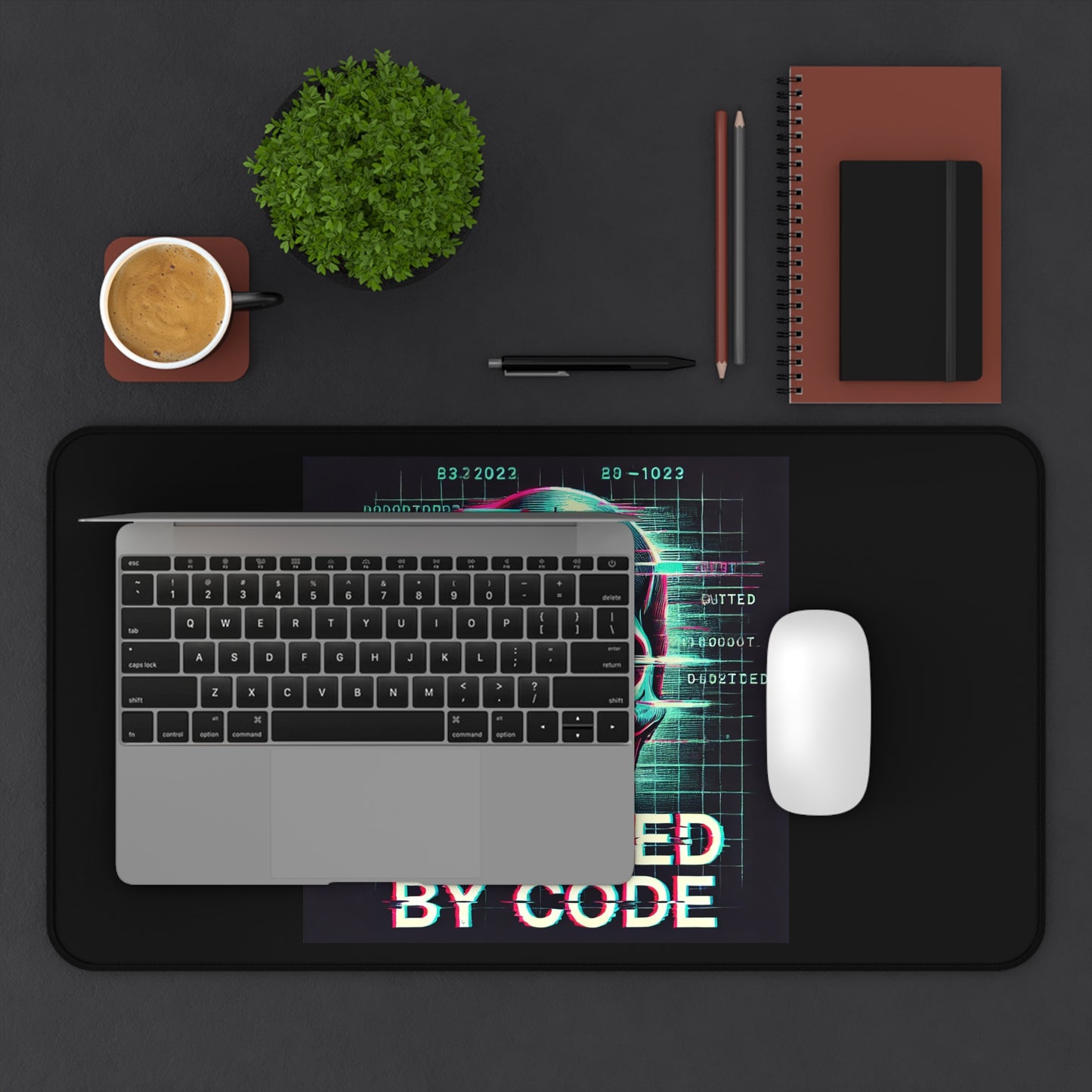 Haunted by Code Desk Mat