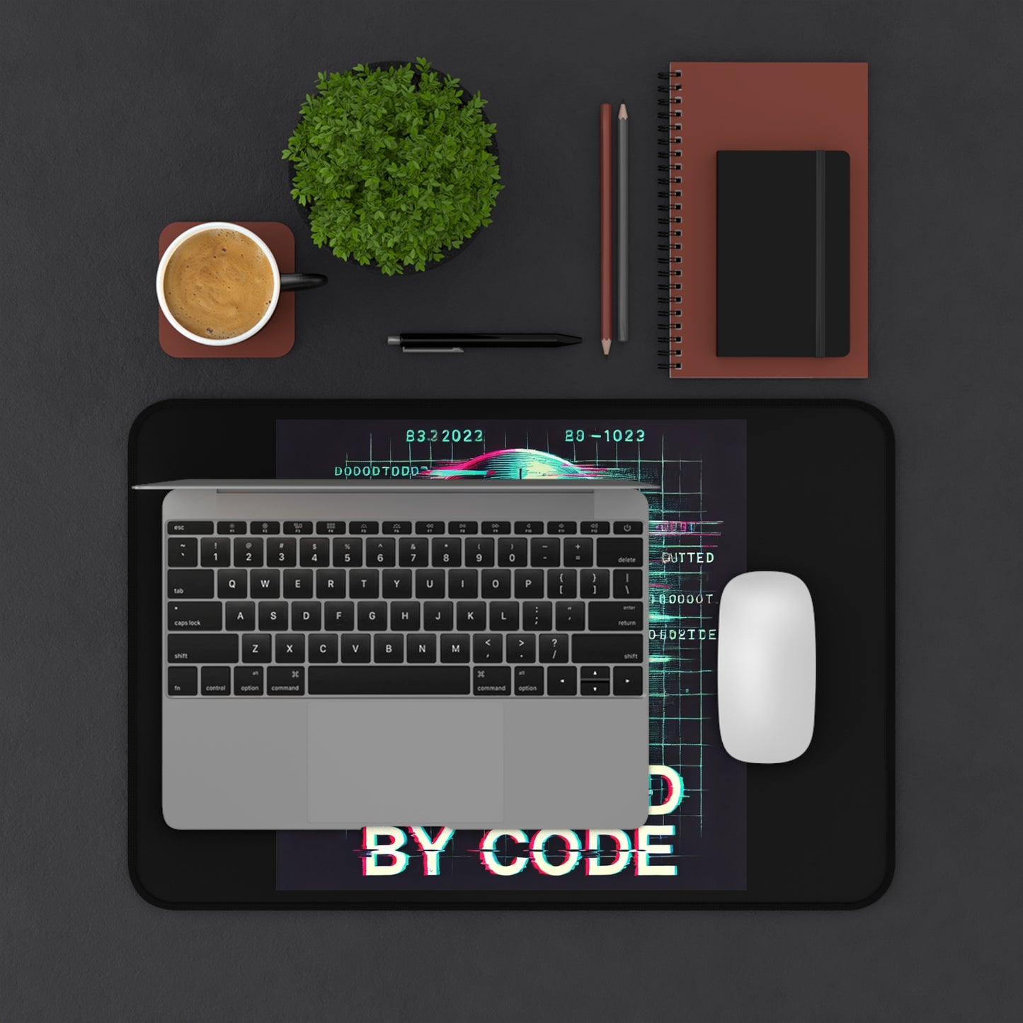 Haunted by Code Desk Mat
