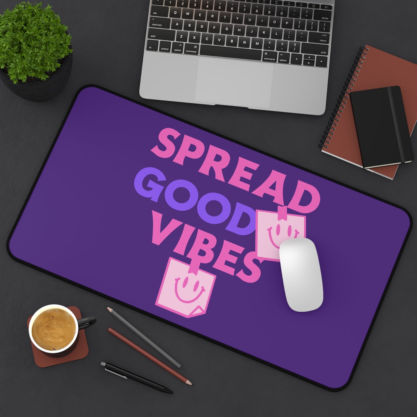 Spread Good Vibes Desk Mat
