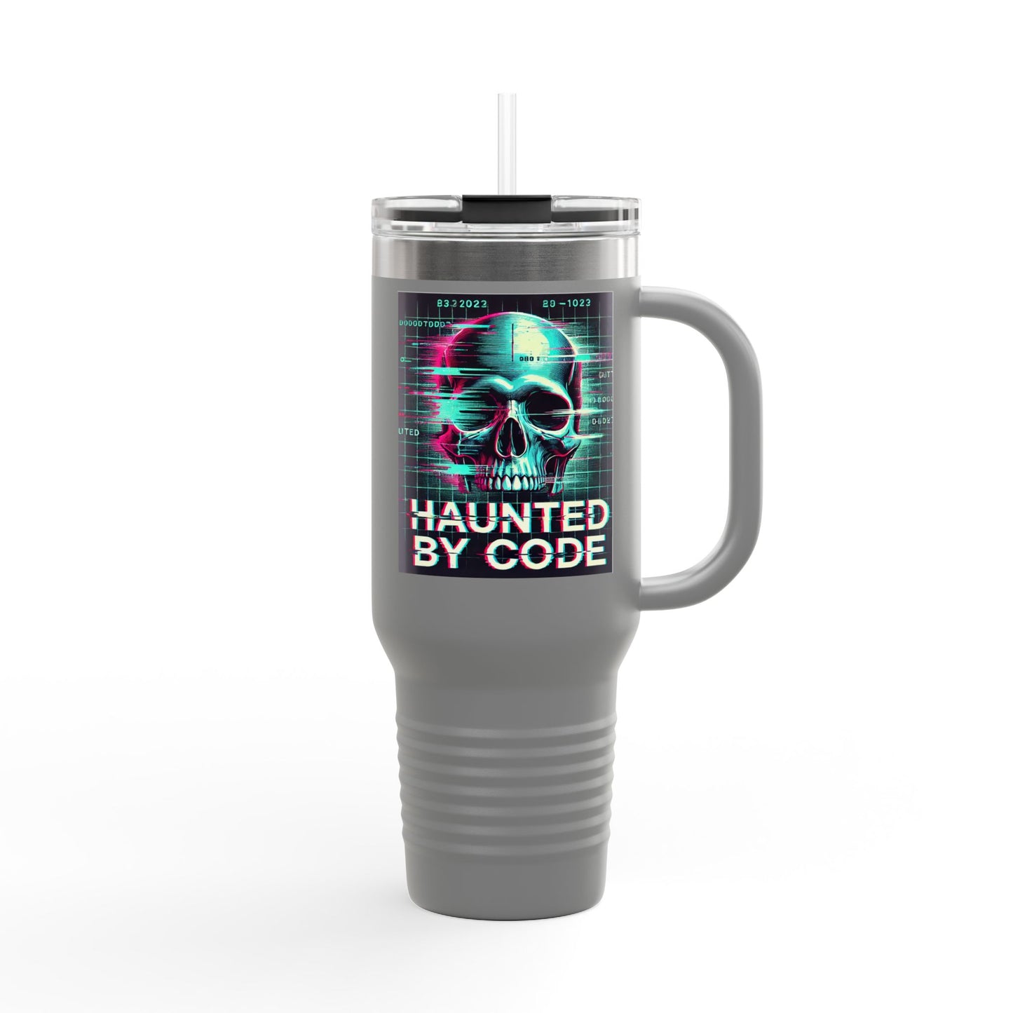 Insulated Travel Mug - Haunted by Code 40oz