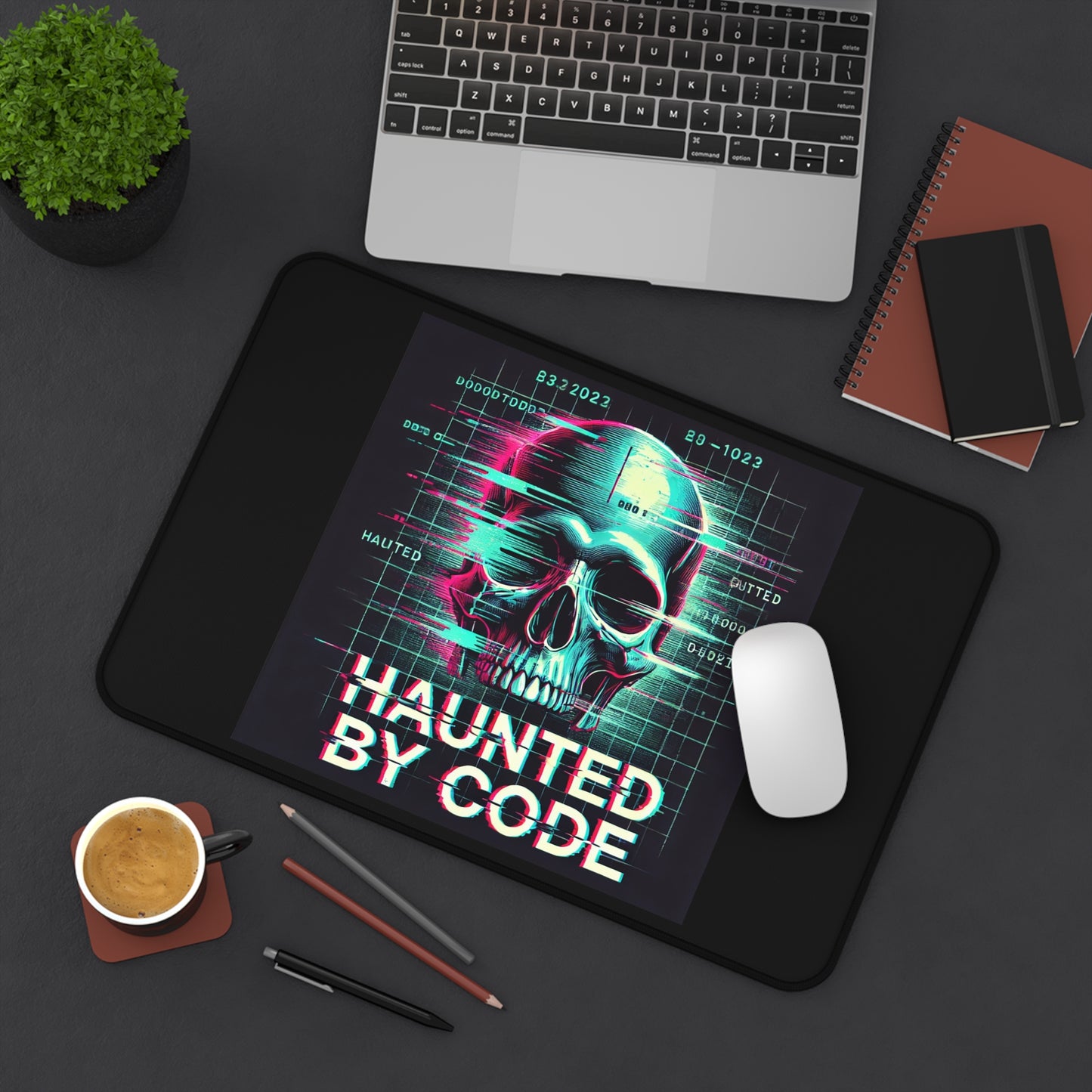 Haunted by Code Desk Mat