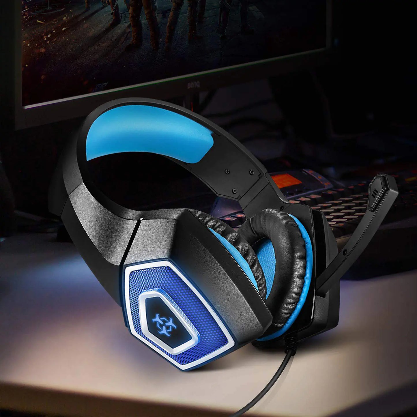 RGB LED Gamer Headset