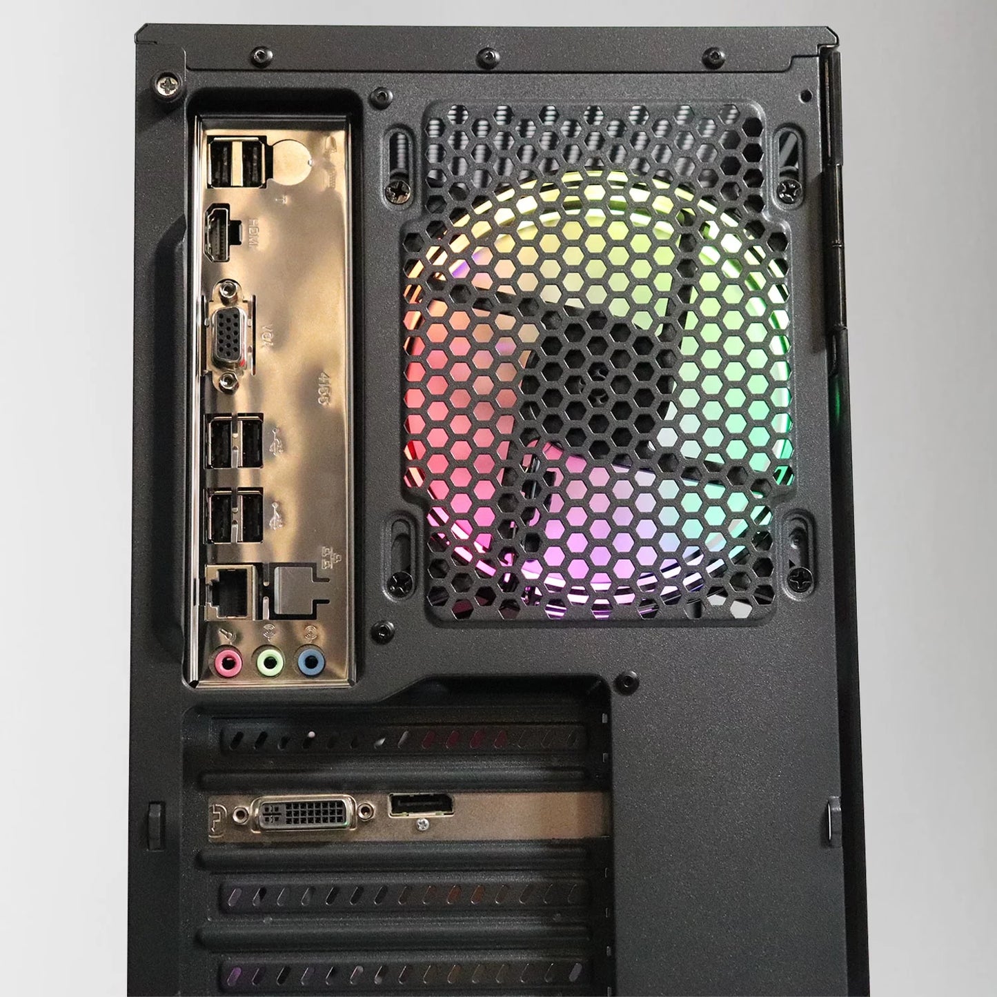 Intel Core I7 (3.8Ghz), GTX 650 2GB, 8GB RAM, 500GB, RGB, Wifi, Computer Desktop Gaming PC