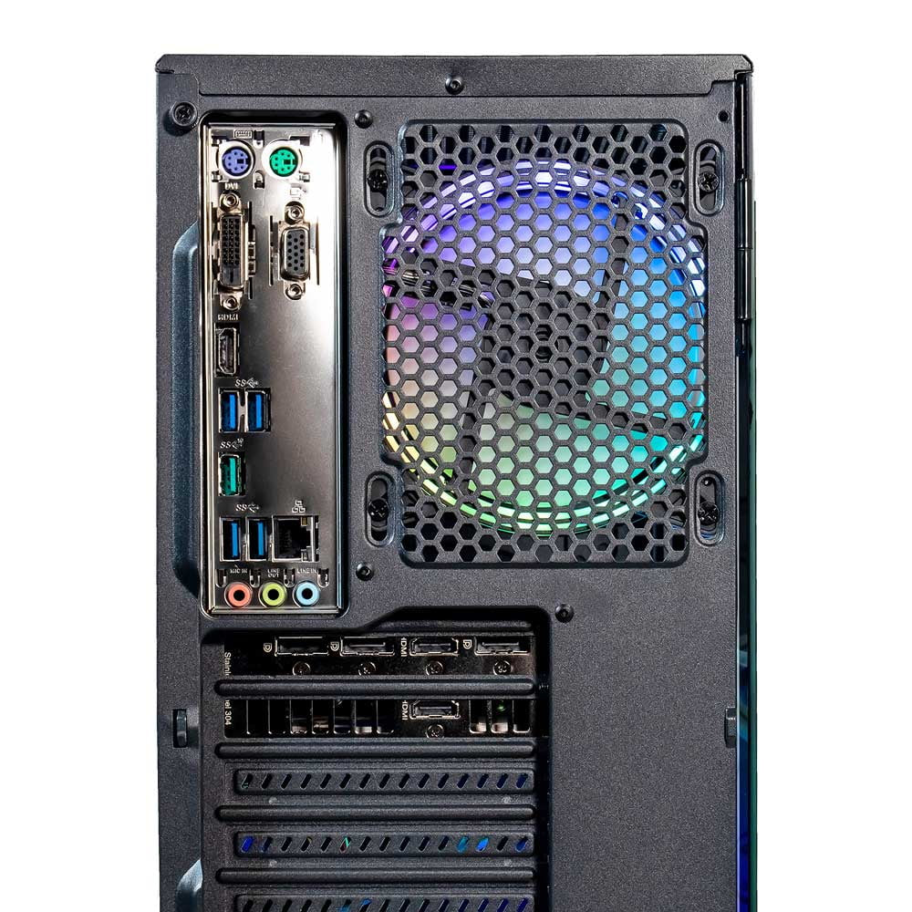 Rebel 4.0 Gaming PC - AMD Ryzen 7 (4.1Ghz), RTX 4060 8GB, 32GB DDR4, 1TB SSD, Desktop Black