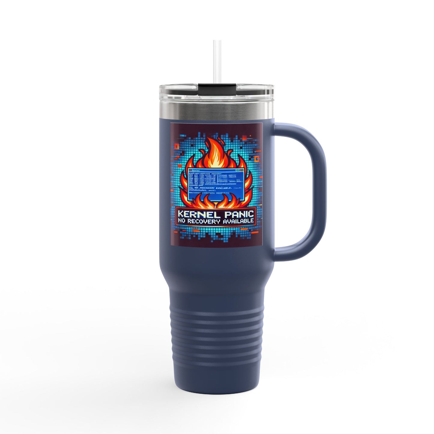 Insulated Travel Mug 40oz - Kernel Panic Design