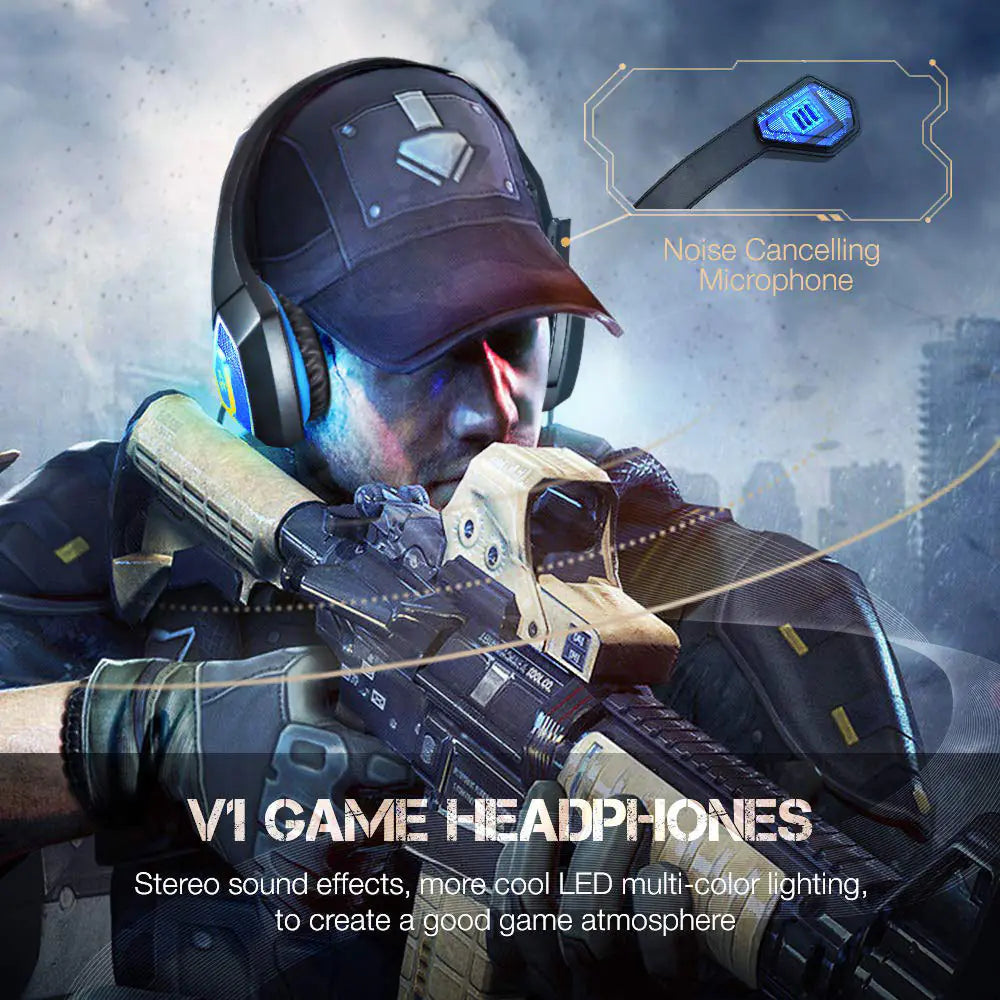 RGB LED Gamer Headset