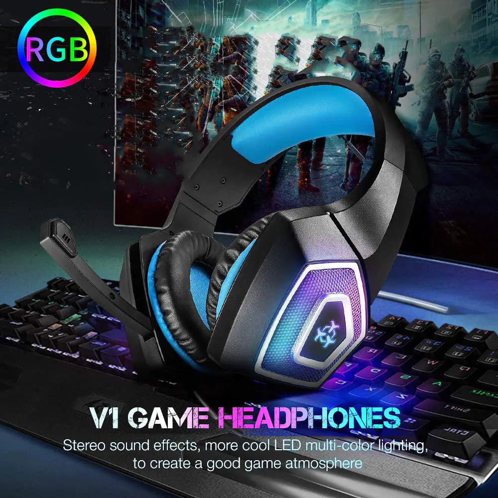 RGB LED Gamer Headset