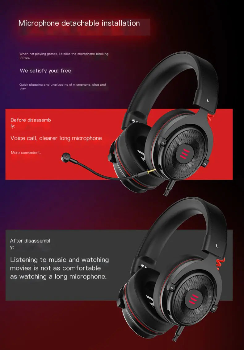 EKSA Pro Gamer Headset 7.1 Surround