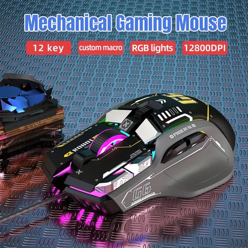 RGB Elite Gaming Mouse 12800 DPI