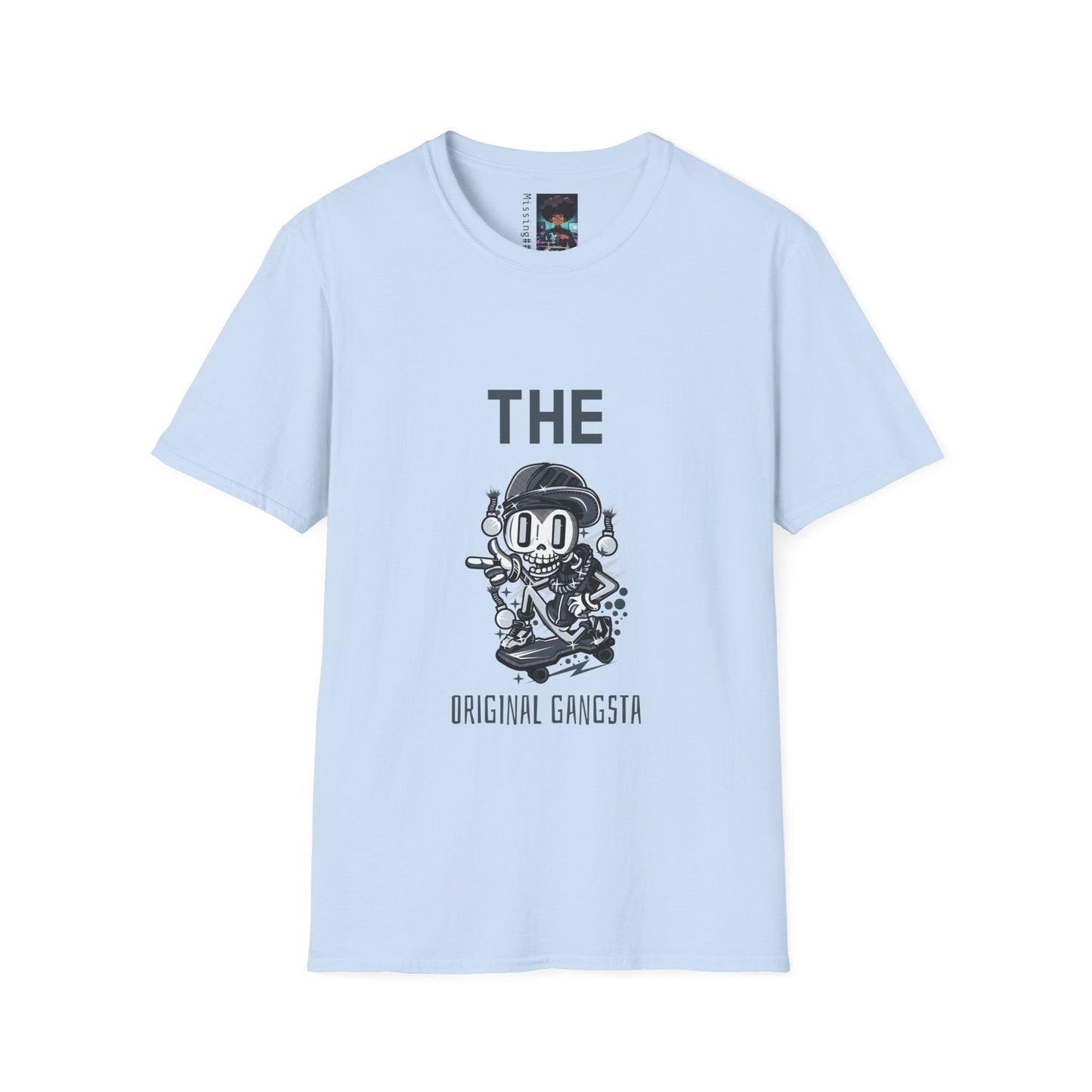 Original Gangsta T-Shirt Handmade Graphic Tee Hip Hop Shirt Streetwear Urban Fashion Retro Tee Street Style Shirt Hip Hop Clothing Unique