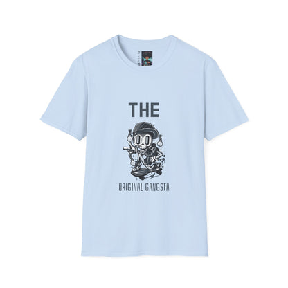Original Gangsta T-Shirt Handmade Graphic Tee Hip Hop Shirt Streetwear Urban Fashion Retro Tee Street Style Shirt Hip Hop Clothing Unique