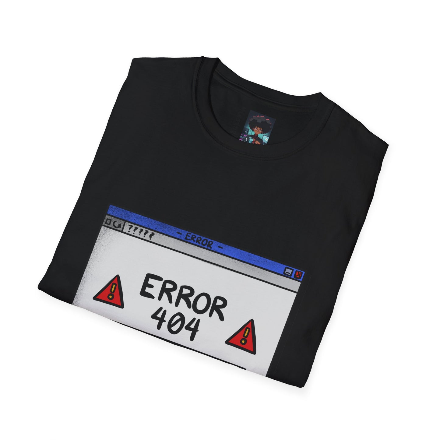 404 Error Costume Not Found Shirt - Gildan 64000 - Funny Halloween T-Shirt - Perfect for Last-Minute Costume Ideas & Tech Lovers