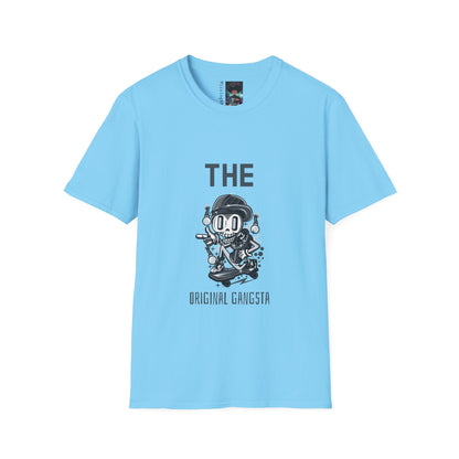 Original Gangsta T-Shirt Handmade Graphic Tee Hip Hop Shirt Streetwear Urban Fashion Retro Tee Street Style Shirt Hip Hop Clothing Unique