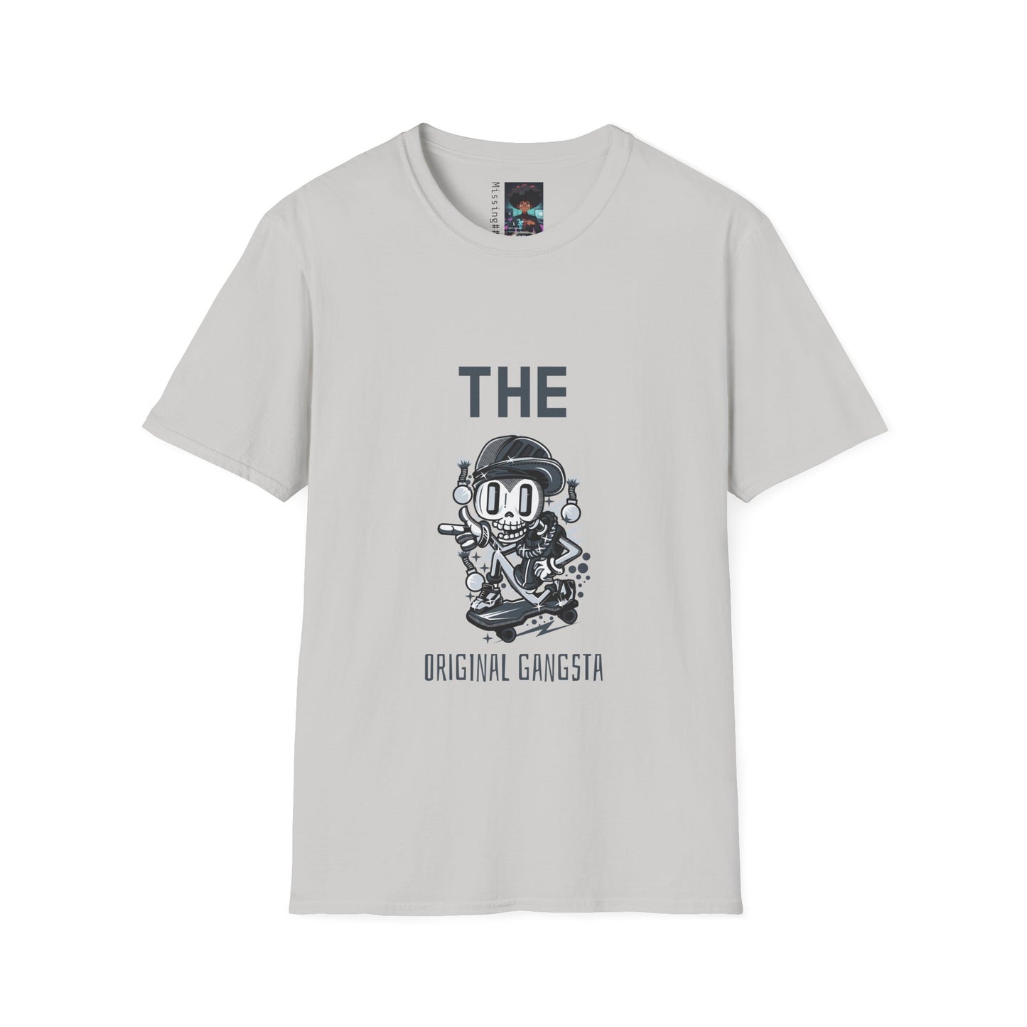 Original Gangsta T-Shirt Handmade Graphic Tee Hip Hop Shirt Streetwear Urban Fashion Retro Tee Street Style Shirt Hip Hop Clothing Unique