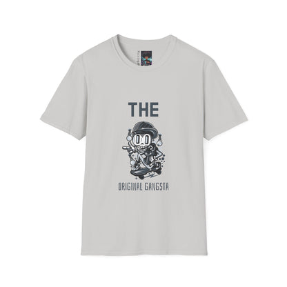 Original Gangsta T-Shirt Handmade Graphic Tee Hip Hop Shirt Streetwear Urban Fashion Retro Tee Street Style Shirt Hip Hop Clothing Unique
