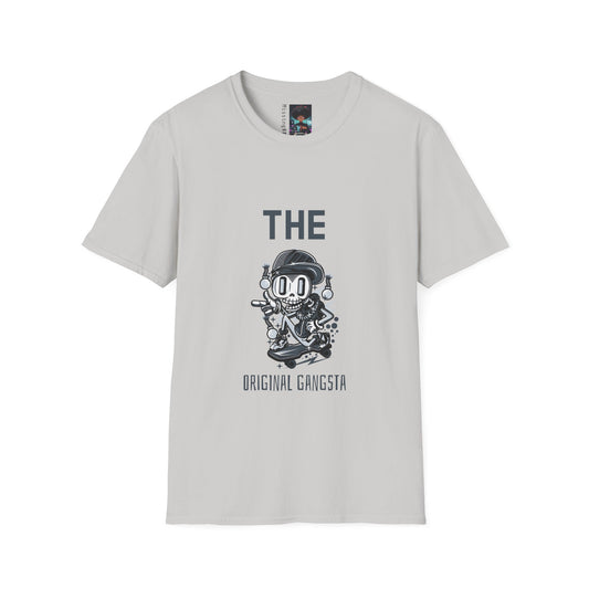 Original Gangsta T-Shirt Handmade Graphic Tee Hip Hop Shirt Streetwear Urban Fashion Retro Tee Street Style Shirt Hip Hop Clothing Unique