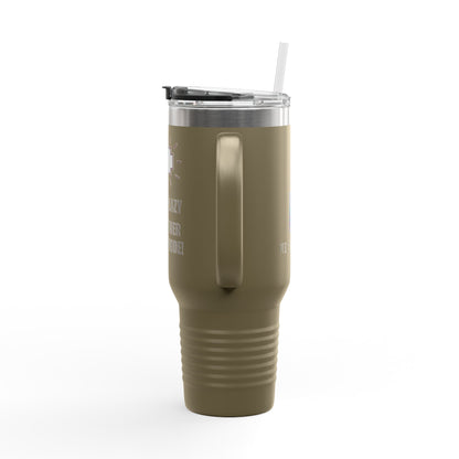 Travel Mug - 'I'm not lazy I'm In Power Saving Mode' Insulated Cup, 40oz