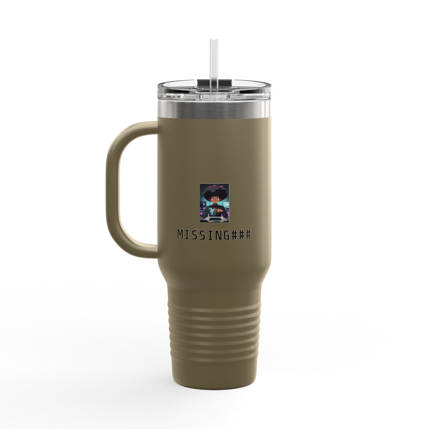 Travel Mug - 'I'm not lazy I'm In Power Saving Mode' Insulated Cup, 40oz