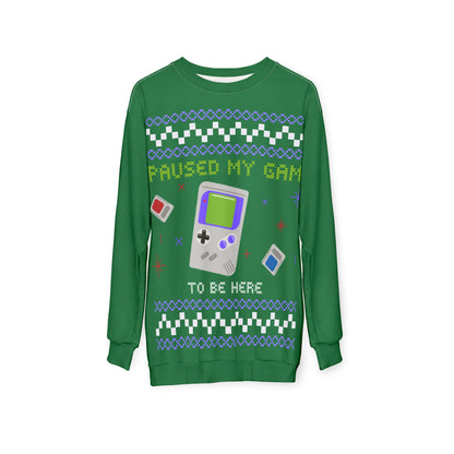 I Paused My Game For This (Ugly Christmas Sweater)