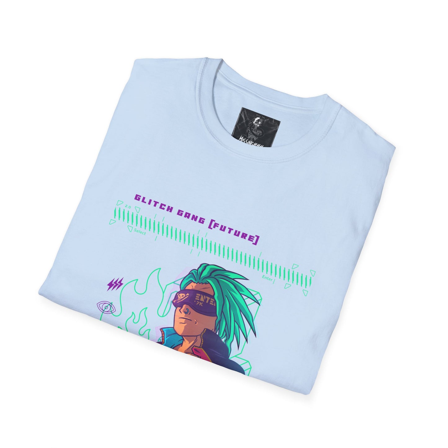 Graphical Softstyle T-Shirt Glitch Gang Future (Atualização)