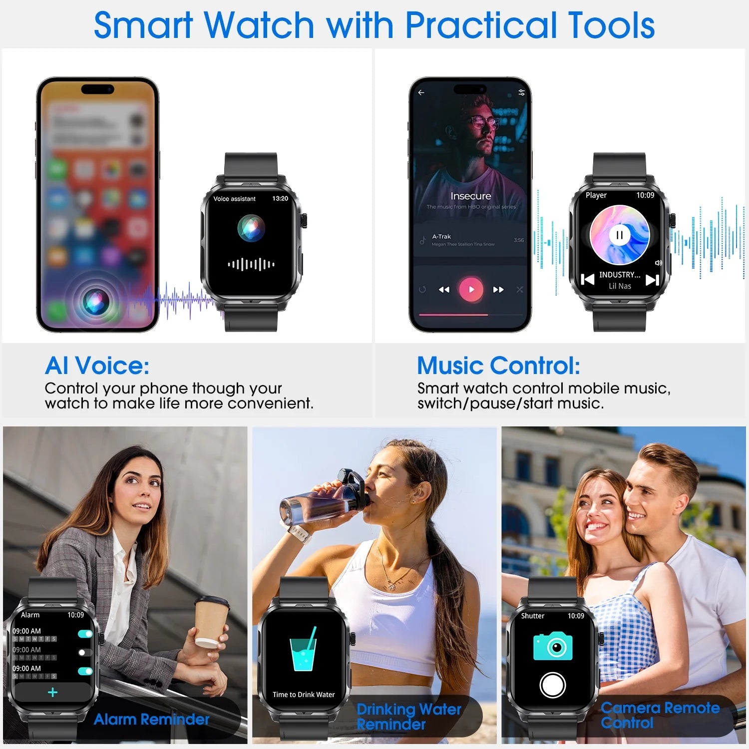 Vortex FitBand Smart Watch