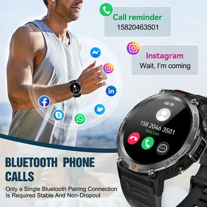 Rugged Titan Edge Smart Watch  