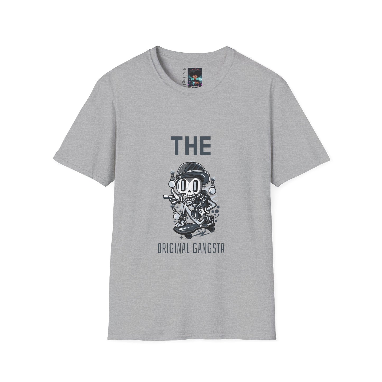 Original Gangsta T-Shirt Handmade Graphic Tee Hip Hop Shirt Streetwear Urban Fashion Retro Tee Street Style Shirt Hip Hop Clothing Unique