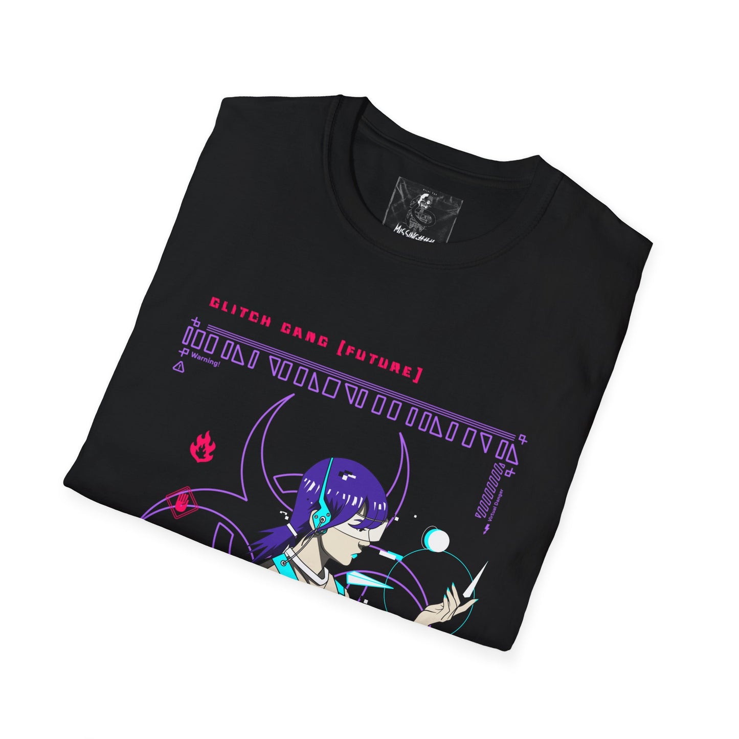 Unisex Softstyle Graphical T-Shirt Glitch Gang Future (Nova)