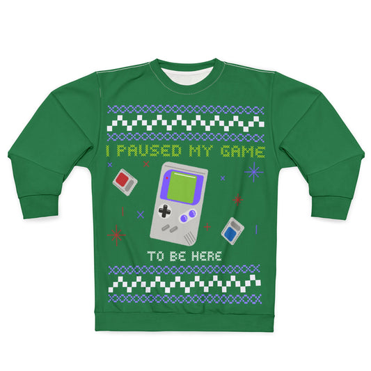 I Paused My Game For This (Ugly Christmas Sweater)