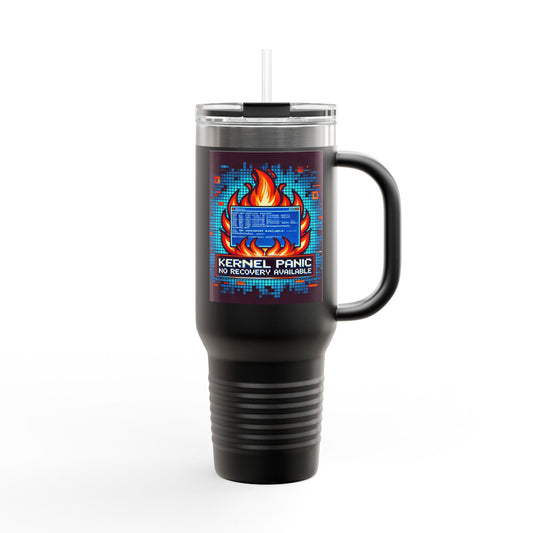 Insulated Travel Mug 40oz - Kernel Panic Design