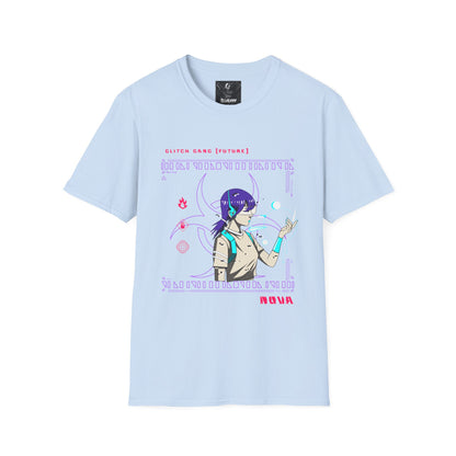 Unisex Softstyle Graphical T-Shirt Glitch Gang Future (Nova)