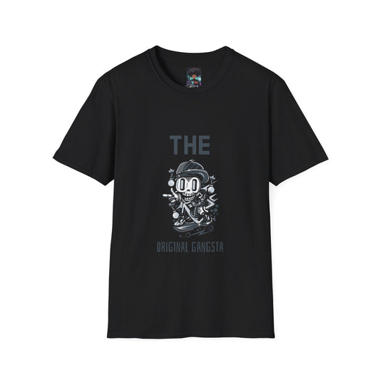 Original Gangsta T-Shirt Handmade Graphic Tee Hip Hop Shirt Streetwear Urban Fashion Retro Tee Street Style Shirt Hip Hop Clothing Unique