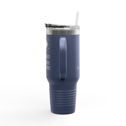 Travel Mug - 'I'm not lazy I'm In Power Saving Mode' Insulated Cup, 40oz